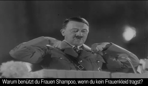 Hitler en un anuncio de champú para hombres ¿es esta la peor idea del mundo?